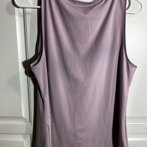 H&M Purple Tank Top with Scoop Neckline and Relaxed Fit - Picture 3 of 3
